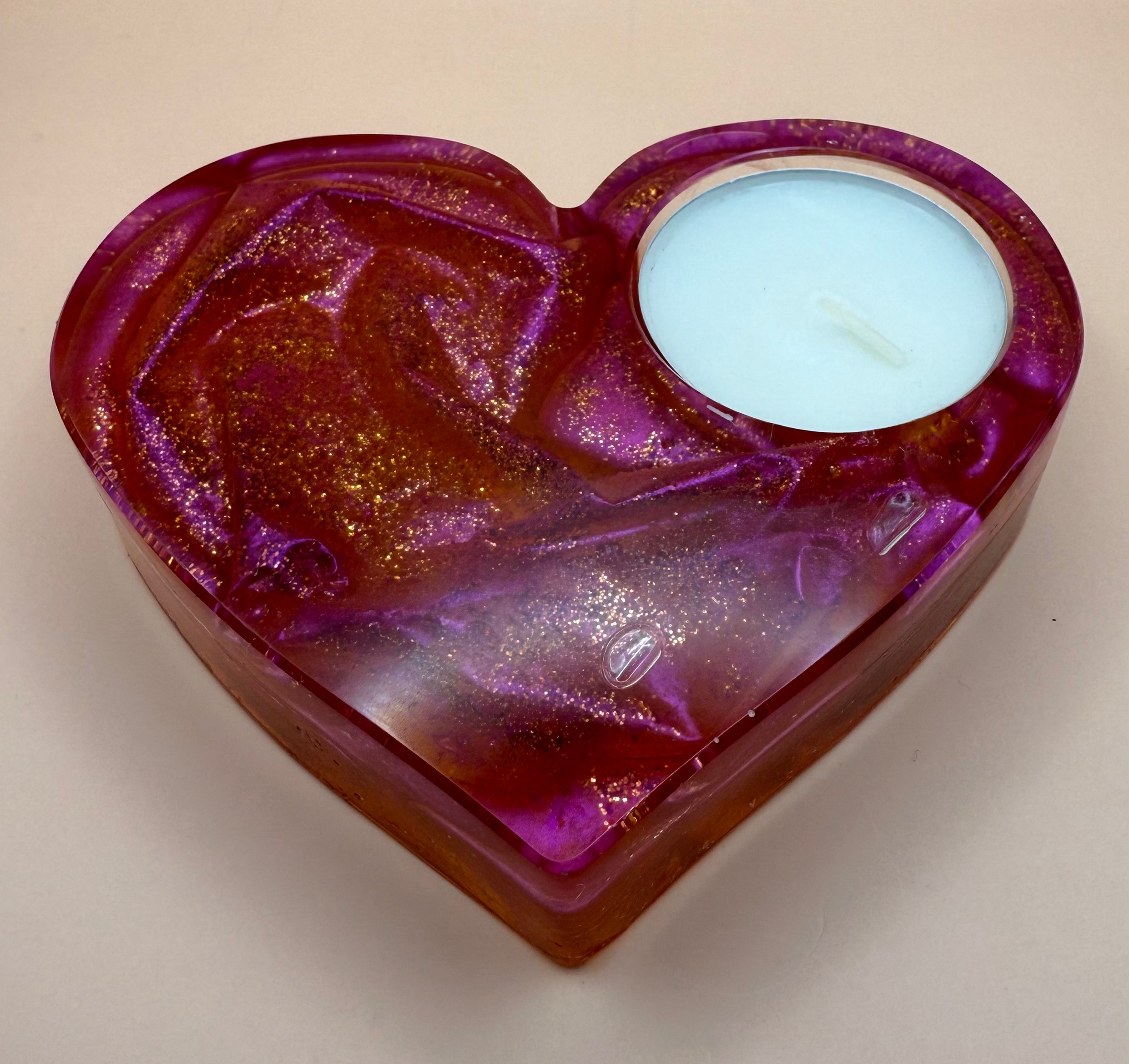 Waxinelicht houder hart