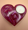 Waxinelicht houder Hart