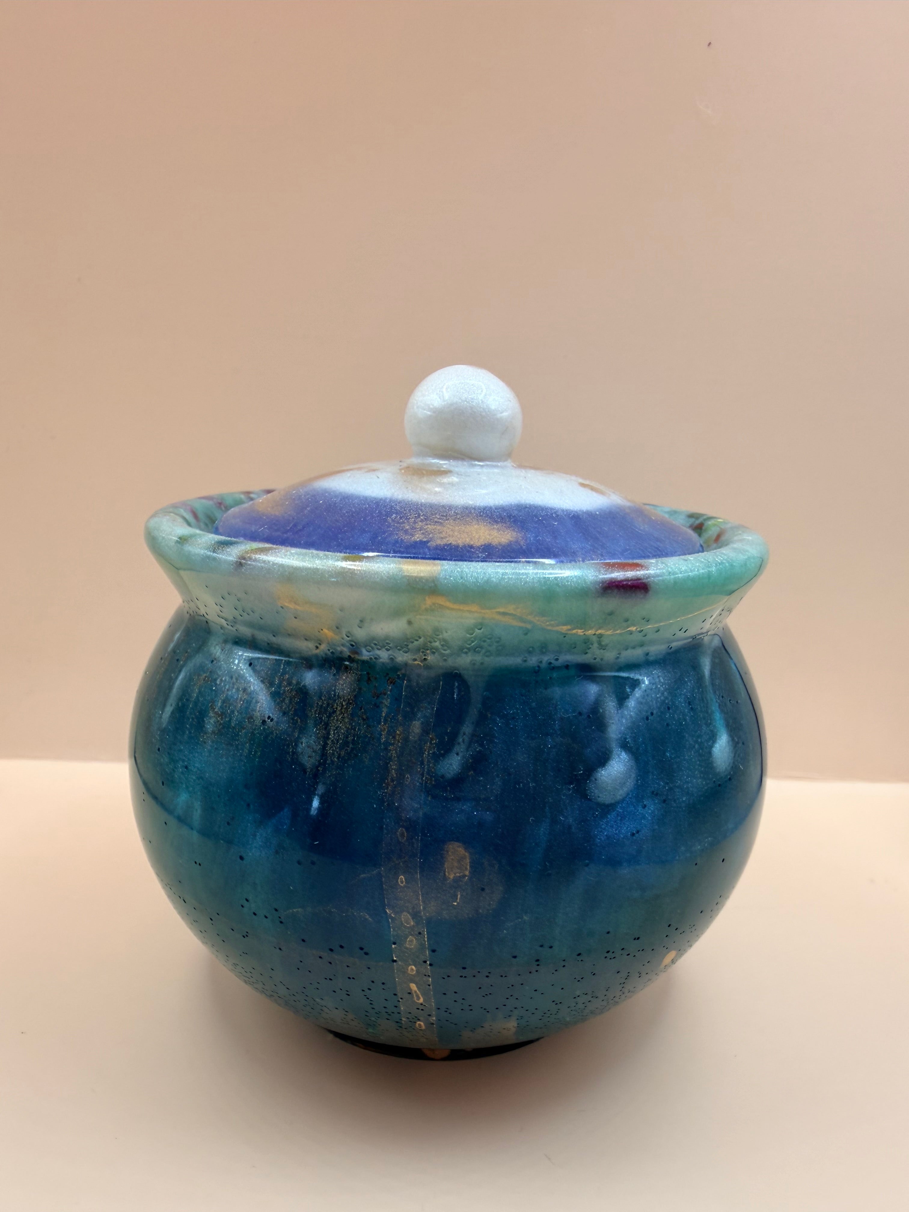 Sierpotje met deksel | Handgemaakt decoratief potje | By Jaike