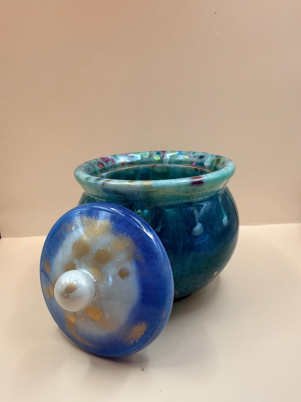 Sierpotje met deksel | Handgemaakt decoratief potje | By Jaike